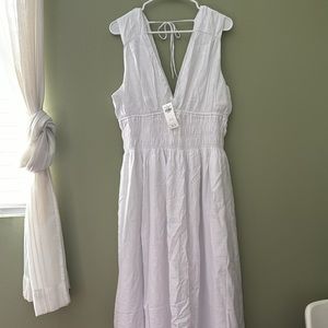 Crinkle Textured Smocked Waist
Maxi Dress